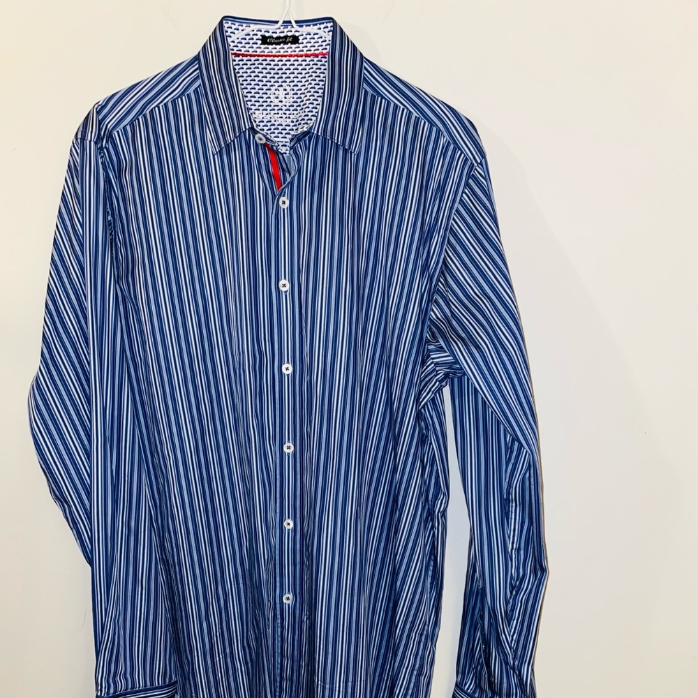 Bugatchi Men’s Medium Button Down - image 2